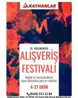 Kayhanlar 12. Geleneksel Alışveriş Festivali 4 Ekim’de başlıyo